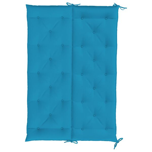vidaXL Garden Bench Cushion Light Blue 150x(50+50)x7cm Oxford Fabric