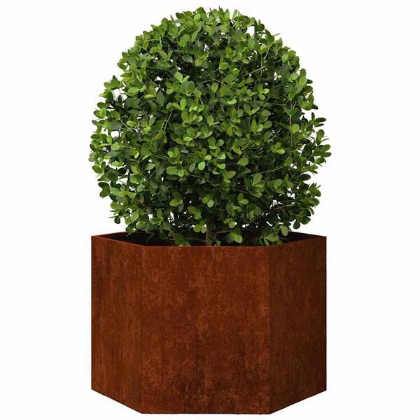 vidaXL Planter Rusty 60x60x45 cm Corten Steel