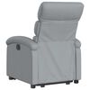 vidaXL Stand up Recliner Chair Light Grey Fabric