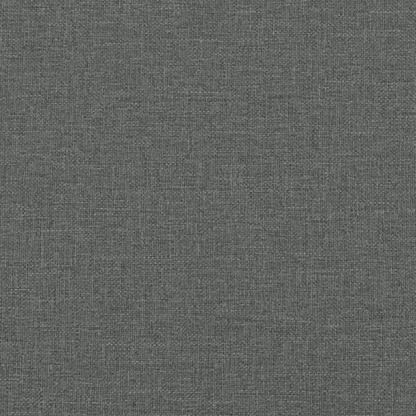 vidaXL Slipper Chair Dark Grey Fabric