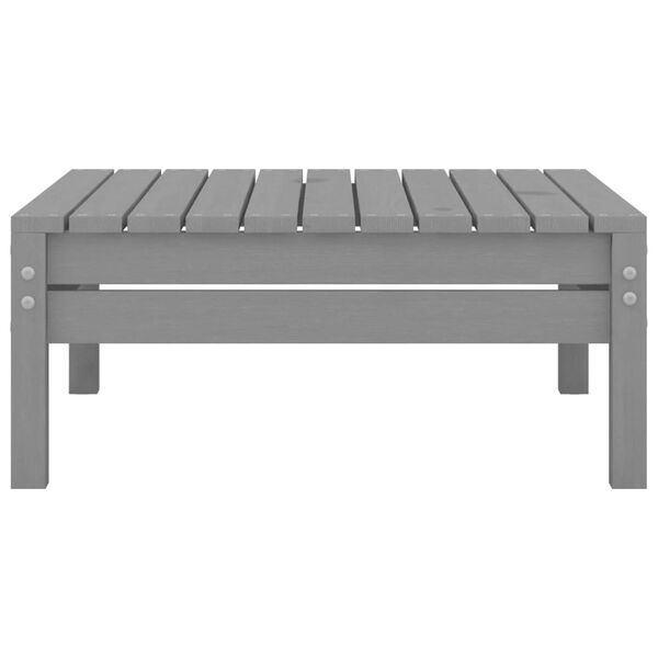vidaXL 3 Piece Garden Lounge Set Solid Pinewood Grey