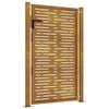 vidaXL Garden Gate 100x150 cm Corten Steel Square Design