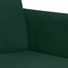 vidaXL 2 Piece Sofa Set Dark Green Velvet