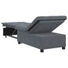 vidaXL Sofa Bed Dark Grey 194 x 67 x 82 cm Velvet