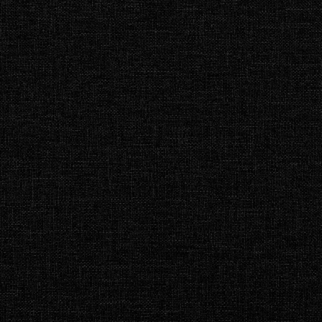 vidaXL Footstool Black 77x55x31 cm Fabric