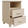 vidaXL Bedside Cabinets HAMAR 2 pcs Honey Brown 40x35x62 cm Solid Wood