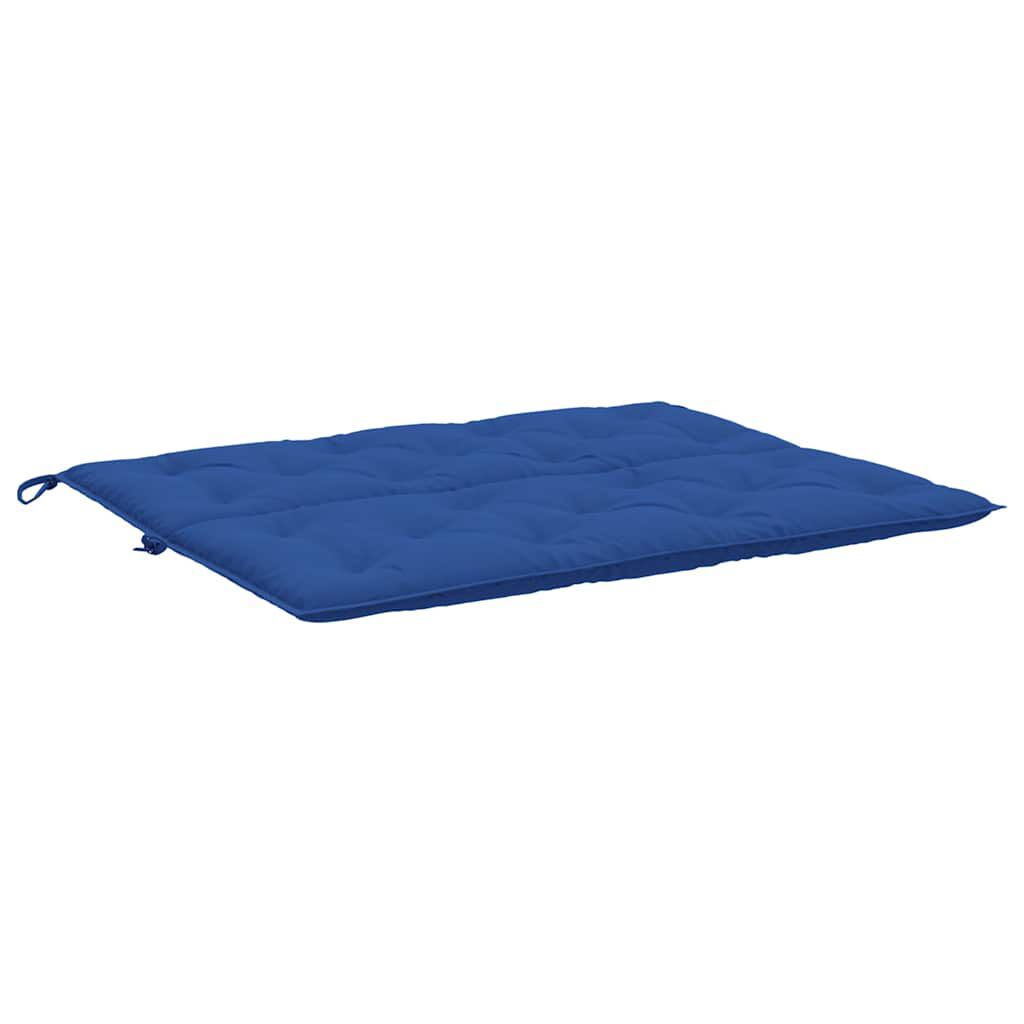 vidaXL Garden Bench Cushion Blue 120x(50+50)x7cm Oxford Fabric