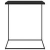 vidaXL Side Table Black 55x35x66 cm Engineered Wood
