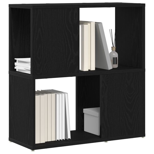 vidaXL Entertainment Center Black 60 x 24 x 63 cm Engineered wood