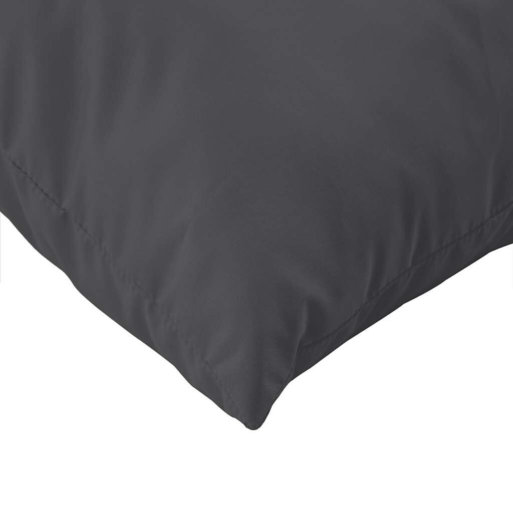 vidaXL Pallet Cushions 3 pcs Melange Anthracite Fabric