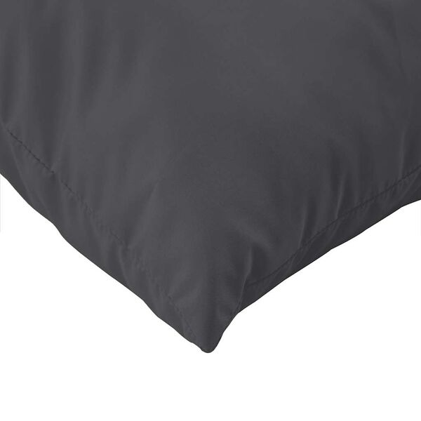 vidaXL Pallet Cushions 3 pcs Melange Anthracite Fabric