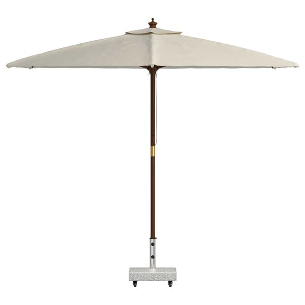 vidaXL Umbrella Base Light Grey 45x25x8.3 cm Granite