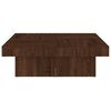 vidaXL Coffee Table Brown Oak 90x90x28 cm Engineered Wood