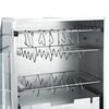 vidaXL BBQ Oven Smoker with Wood Chips 44.5x29x110 cm Galvanised steel