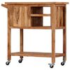 vidaXL Kitchen Trolley 80x45x91 cm Solid Wood Acacia