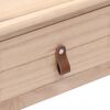 vidaXL Writing Desk Natural 110x45x76 cm Wood