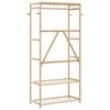 vidaXL Clothes Rack with Shelves 80x40x175 cm Bamboo