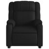 vidaXL Massage Recliner Chair Black Faux Leather