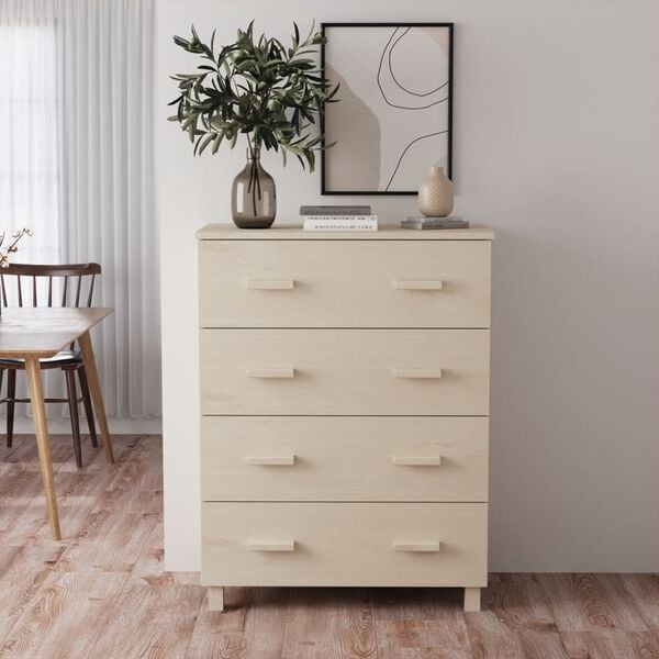 vidaXL Sideboard HAMAR Honey Brown 79x40x103.5 cm Solid Wood Pine