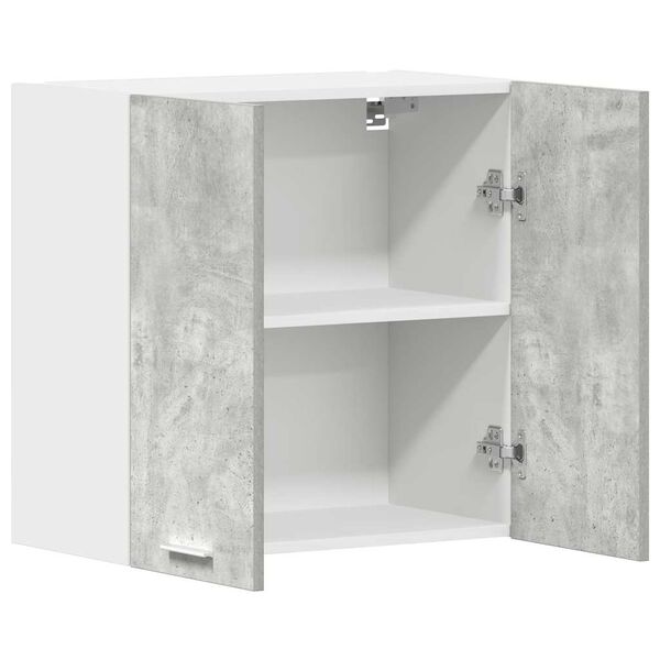 vidaXL Hanging Cabinet Concrete Grey 60x31x60 cm Engineered Wood