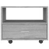 vidaXL Coffee Table Grey Sonoma 55x55x40 cm Engineered Wood