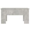 vidaXL Coffee Table Concrete Grey 79x49x41 cm Engineered Wood