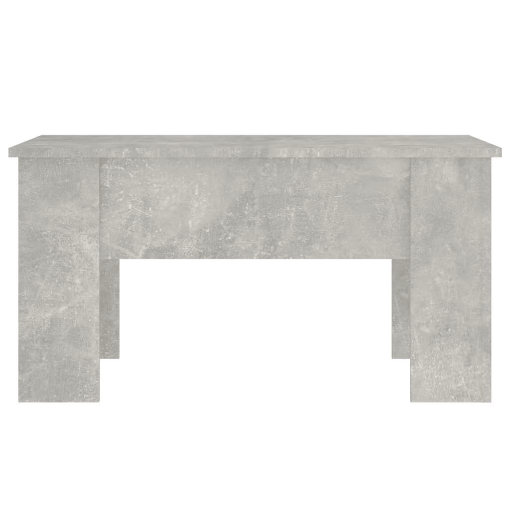vidaXL Coffee Table Concrete Grey 79x49x41 cm Engineered Wood