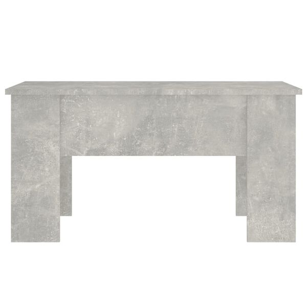 vidaXL Coffee Table Concrete Grey 79x49x41 cm Engineered Wood