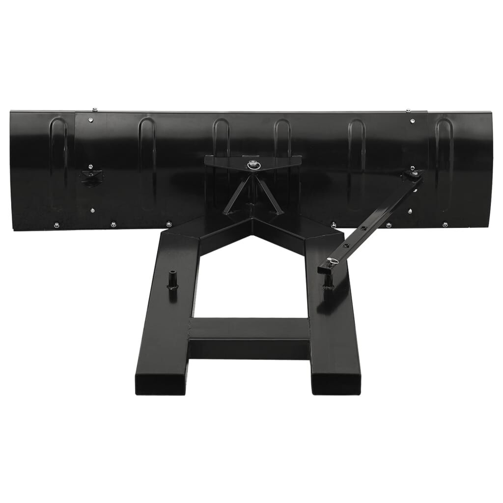 vidaXL Snow Plough for Forklift 150x38 cm Black