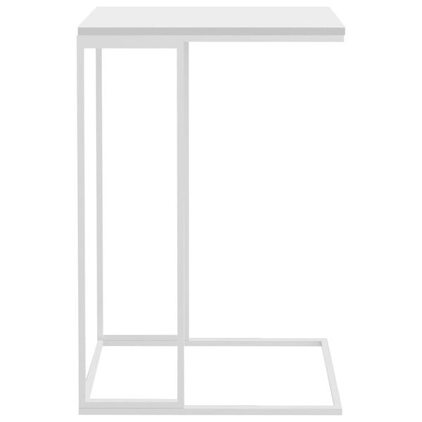 vidaXL Side Table White 40x30x59 cm Engineered Wood