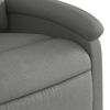 vidaXL Recliner Chair Dark Grey Fabric