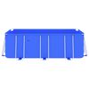 vidaXL Swimming Pool with Steel Frame 400x207x122 cm Blue