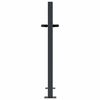 vidaXL Garden Gate Anthracite 105x105 cm Steel Tree Design