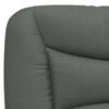 vidaXL Headboard Cushion "Hvar" Dark Grey 152 cm Queen Fabric