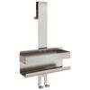vidaXL Hanging Shower Caddy Brushed 304 Stainless Steel