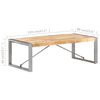 vidaXL Coffee Table 120x60x40 cm Rough Mango Wood