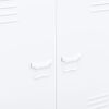 vidaXL Industrial Storage Chest White Steel