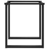 vidaXL Dining Table Legs O-Frame 70x70x73 cm Steel