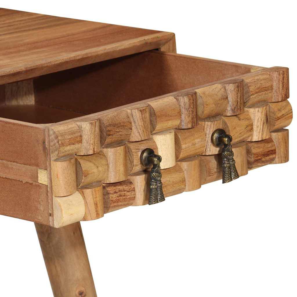 vidaXL Writing Desk 110x50x76 cm Solid Wood Acacia