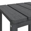 vidaXL Garden Adirondack Table Anthracite 38x38x46 cm HDPE