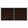 vidaXL Garden Raised Bed Brown 160x40x77 cm Galvanised Steel