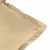 vidaXL Garden Bench Cushions 2 pcs Melange Beige 120x50x7 cm Fabric