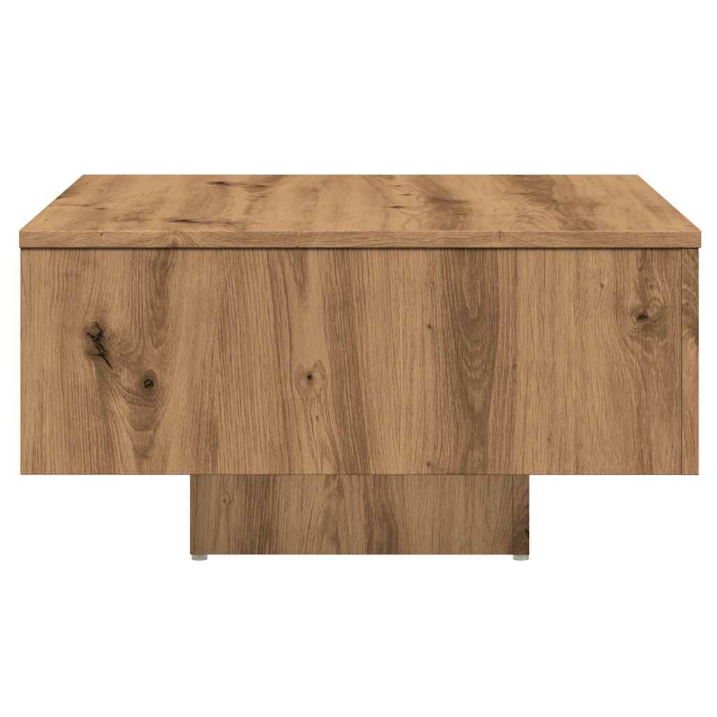 vidaXL Coffee Table Artisan Oak 60x60x31.5 cm Engineered Wood