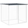 vidaXL Chicken Cage with Roof Anthracite 403x98x90 cm Galvanised Steel