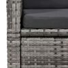 vidaXL 7 Piece Garden Dining Set Grey