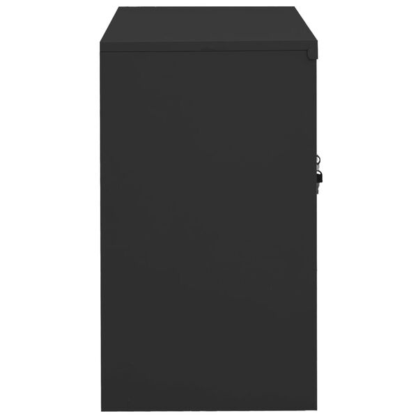 vidaXL Office Cabinet Anthracite 90x40x70 cm Steel