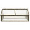 vidaXL Greenhouse Grey 114x80x50 cm Firwood