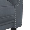 vidaXL 3 Piece Sofa Set Dark Grey Velvet