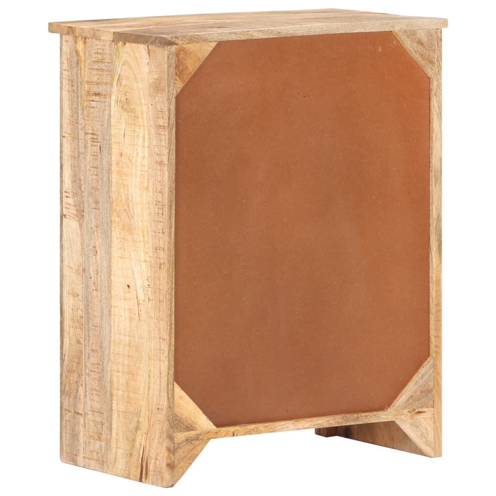 vidaXL Sideboard 59x35x75 cm Rough Mango Wood