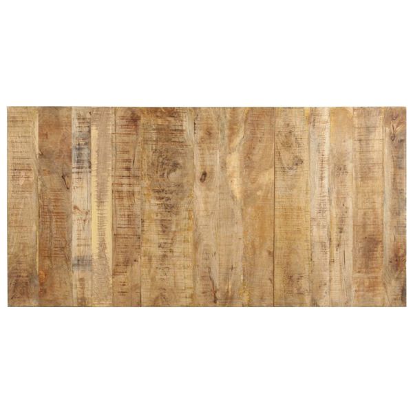 vidaXL Dining Table 180x90x76 cm Rough Mango Wood